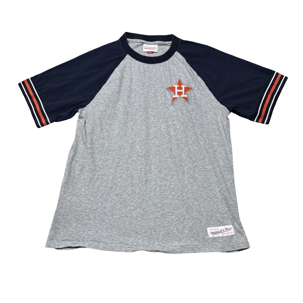 Mitchell & Ness Women's Houston Astros T Shirt Size Large 19.5 x 26